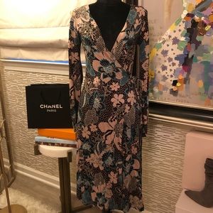 Wrap Dress with Side Tie